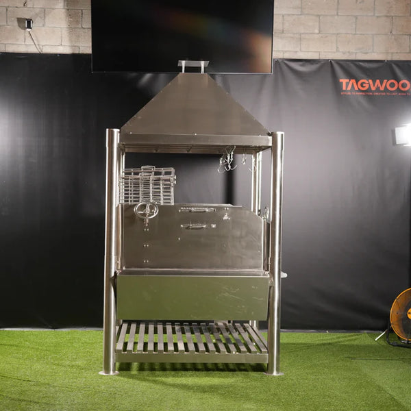 Tagwood XL Argentine Santa Maria Wood Fire & Charcoal Gaucho Grill all SS304