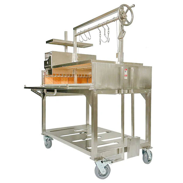 Tagwood XL Freestanding Argentine Santa Maria Wood Fire & Charcoal Gaucho Grill