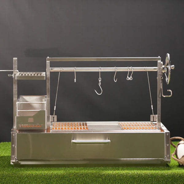 Tagwood XL Built-In Santa Maria Argentine Wood Fire & Charcoal Gaucho Grill