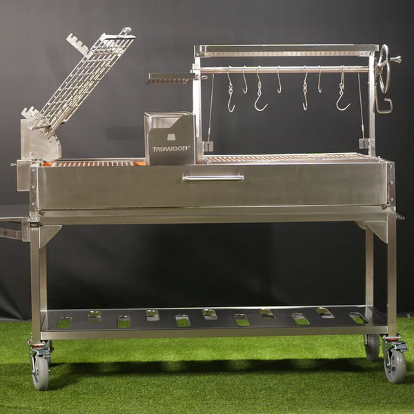 Tagwood XL Freestanding Argentine Santa Maria Wood Fire & Charcoal Gaucho Grill