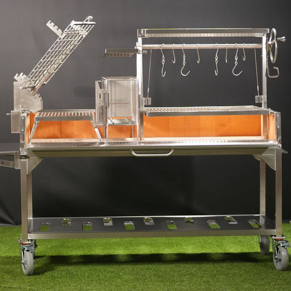 Tagwood XL Freestanding Argentine Santa Maria Wood Fire & Charcoal Gaucho Grill