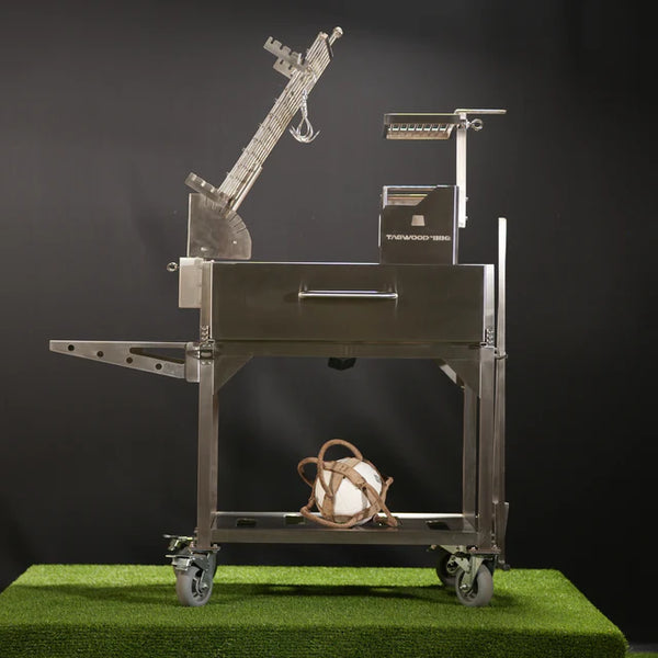 Tagwood Freestanding Argentine Charcoal Gaucho Grill with Firebox