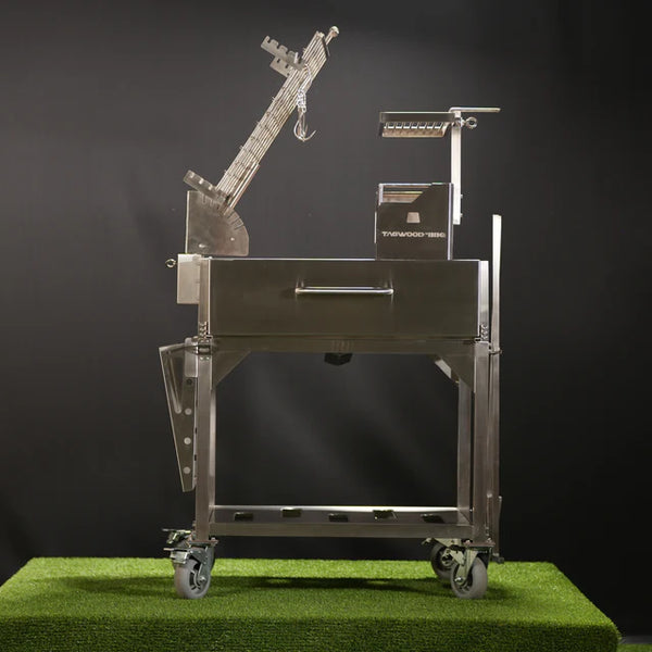 Tagwood Freestanding Argentine Charcoal Gaucho Grill with Firebox