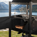 Tagwood Santa Maria Wood Fire & Charcoal Gaucho Grill - Cold-Roll Steel