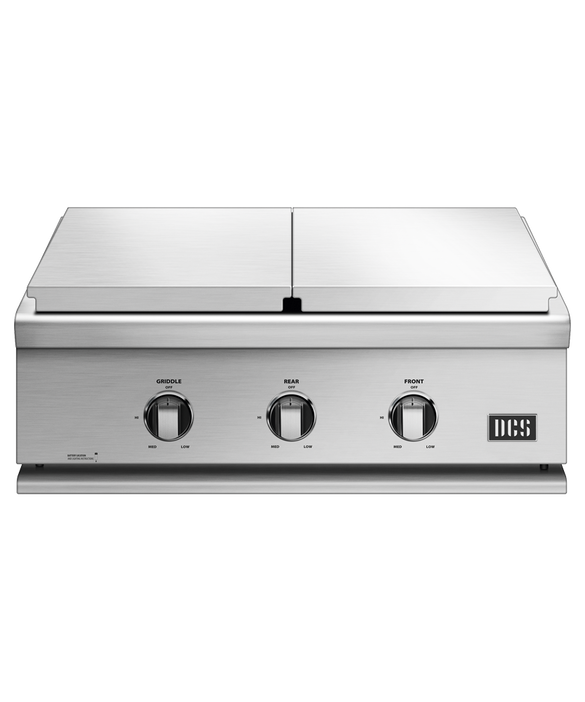 DCS 30 inch Liberty Freestanding Dual Side Burner and Griddle