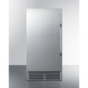 Summit 15 Inch Built-In Outdoor 50 lb. Clear Icemaker