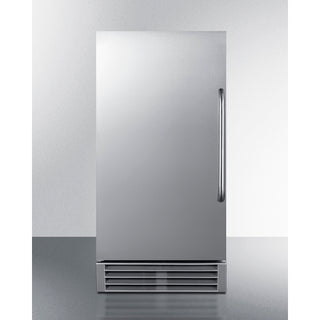 Summit 15 Inch Built-In Outdoor 50 lb. Clear Icemaker
