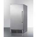 Summit 15 Inch Built-In Outdoor 50 lb. Clear Icemaker