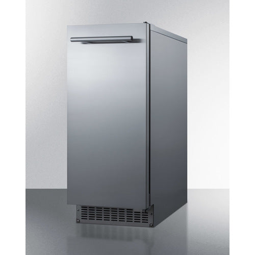 Summit 15 Inch 62 lb. Clear Outdoor/Indoor Icemaker