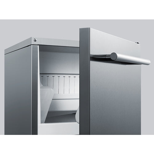 Summit 15 Inch 62 lb. Clear Outdoor/Indoor Icemaker