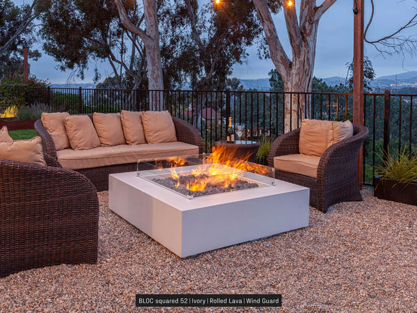 Lumacast Bloc Squared Fire Table