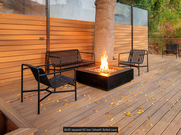 Lumacast Bloc Squared Fire Table