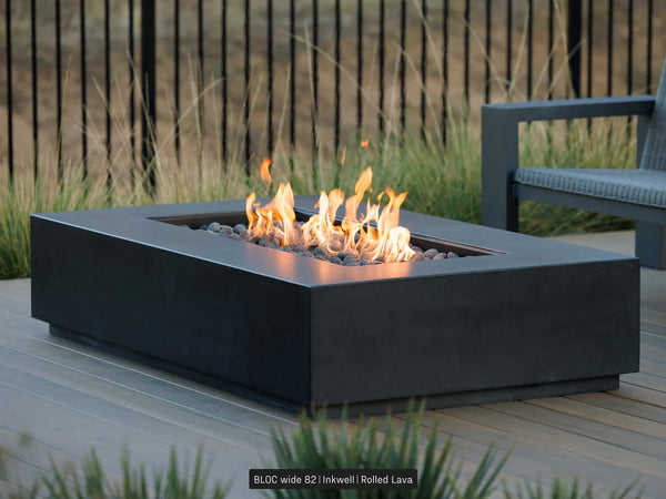 Lumacast Bloc Wide Fire Table