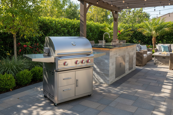 Blaze Professional LUX 34-Inch 3-Burner Freestanding Grill with Rear Infrared Burner
