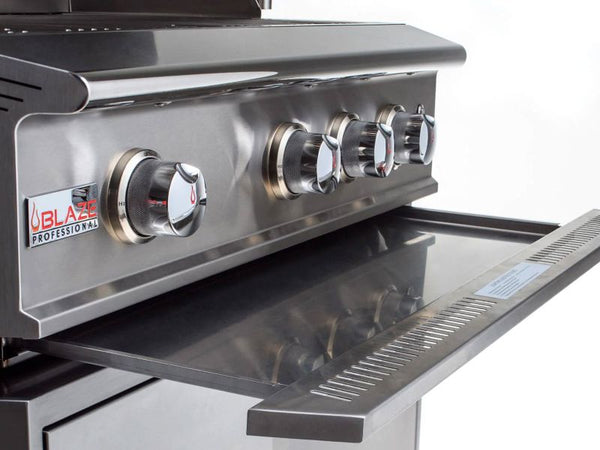 Blaze Professional 34-Inch 3-Burner Freestanding Grill With Rear Infrared Burner