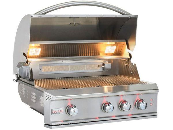 Blaze Professional 3-Burner Grill With Rear Burner