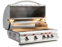 Blaze LTE 32-Inch 4-Burner Built-in Grill With Rear Infrared Burner & Lights