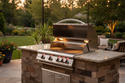 Blaze Premium LTE 32-Inch 4-Burner Built-In Gas Grill with Rear Infrared Burner and Lights