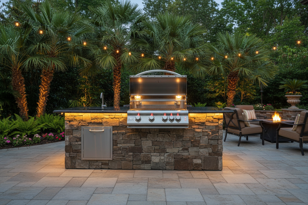 Blaze Premium LTE 32-Inch Marine-Grade 316L 4-Burner Built-In Gas Grill
