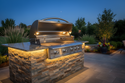 Blaze Professional LUX 44-Inch 4-Burner Built-In Gas Grill with Rear Infrared Burner