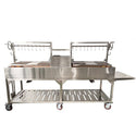 Tagwood XL Freestanding Argentine Santa Maria Wood Fire & Charcoal Gaucho Grill