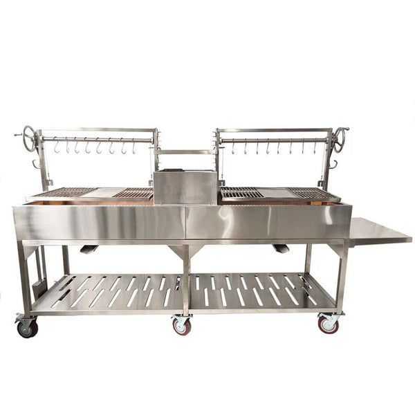 Tagwood XL Freestanding Argentine Santa Maria Wood Fire & Charcoal Gaucho Grill