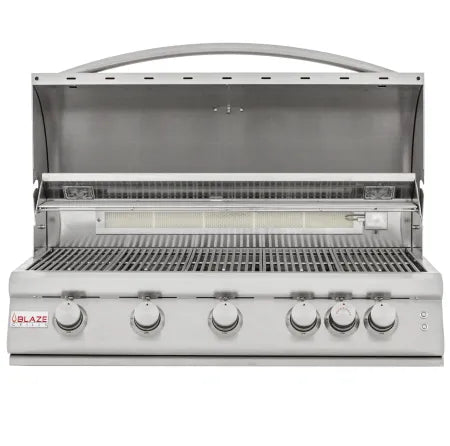 Blaze 5 Burner 40 Inch Built-in LTE Grill with Lights