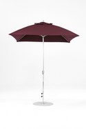 464FMC-SQ- R177 Burgundy-Brushed Silver