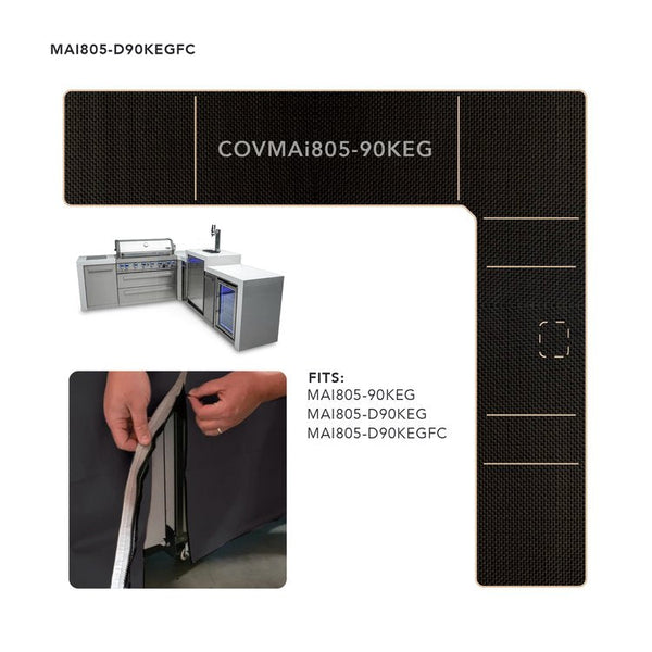Protect Mont Alpi 805 Island + 90° Corner & Kegerator | Weatherproof