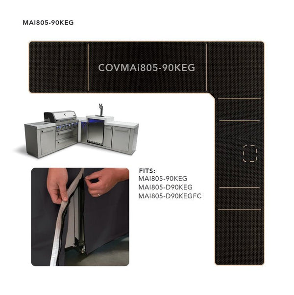 Protect Mont Alpi 805 Island + 90° Corner & Kegerator | Weatherproof