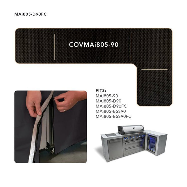 Mont Alpi Cover for 805 Island + 90 Degree Corner | Weather-Resistant