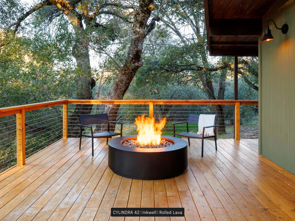 Lumacast Cylindra Fire Bowl