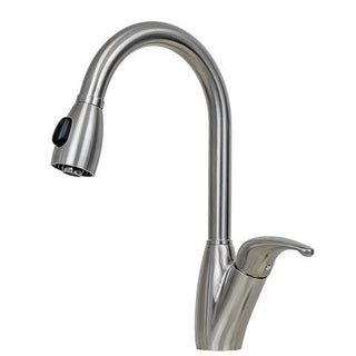 E-Stainless Cascade KPS3030, Soap Dispenser, Strainer, Grates, and M601R (Large Bowl Right)