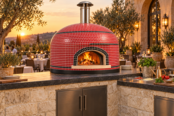 Forno Bravo Vesuvio 110 44-Inch Wood-Fired Countertop Pizza Oven