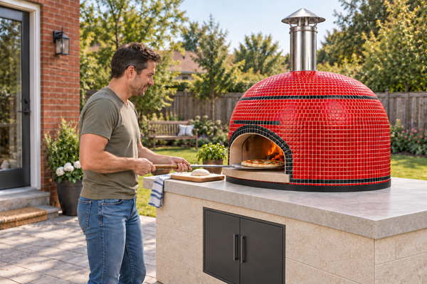 Forno Bravo Vesuvio 100 40-Inch Wood-Fired Countertop Pizza Oven