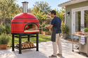 Forno Bravo Vesuvio 90 36-Inch Wood-Fired Freestanding Pizza Oven with Decorative Metal Stand
