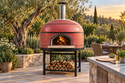 Forno Bravo Vesuvio 110 44-Inch Wood-Fired Freestanding Pizza Oven with Decorative Metal Stand