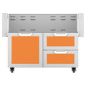 Hestan 42 Inch Double Drawer and Door Cart