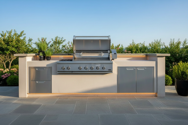 DCS BH1-48RS 48-Inch Series 7 Built-In Gas Grill with Rotisserie and Side Burners
