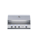 Delta Heat 38 inch Gas Grill with Infrared Rotisserie - White Control Panel