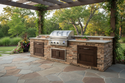 Delta Heat DHBQ38R-W 38-Inch Built-In Gas Grill with Rotisserie – White Panel