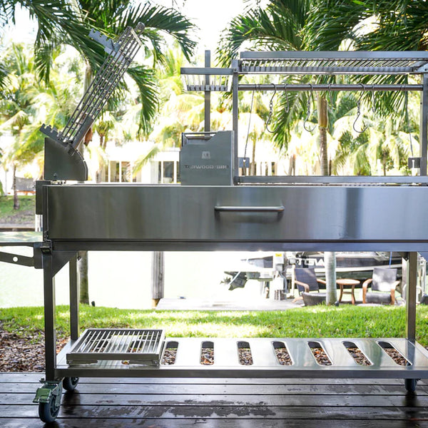 Tagwood Freestanding Argentine Santa Maria Wood Fire & Charcoal Gaucho Grill