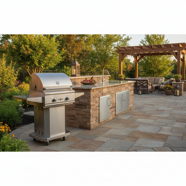 Delta Heat DHBQ26G-D 26-Inch Freestanding Gas Grill