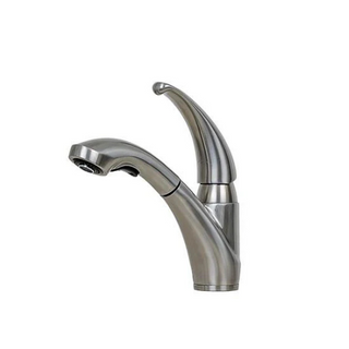 E-Stainless Kitchen:  Single Handle w/ Pull Out Spray