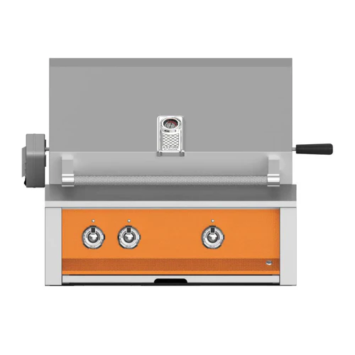 Aspire by Hestan 30-Inch Built-In Gas BBQ Grill With Sear, Rotisserie And U-Burner