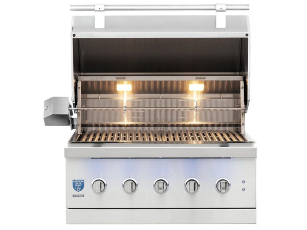 American Made Grills Encore 36 Inch Built In Hybrid Grill