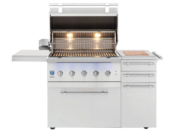 American Made Grills Encore 36 Inch Freestanding Hybrid Gas Grill