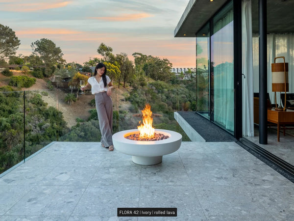 Lumacast Flora Fire Bowl