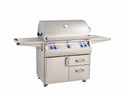Fire Magic Echelon E790s Portable Grills with Analog Thermometer Flush Mounted Single Side Burner