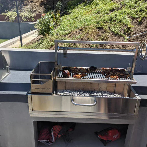 Tagwood Built In Santa Maria Argentine Wood Fire & Charcoal Gaucho Grill